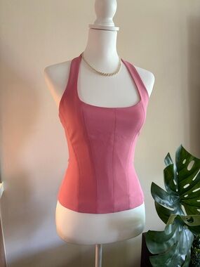 Zara Rose Pink Halter Tank Top